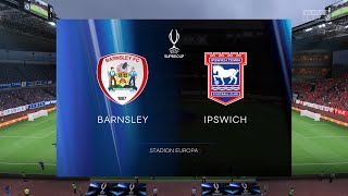 Barnsley U21 vs Ipswich Town U21 12092023 Professional Development League FIFA 23 [upl. by Tingley959]