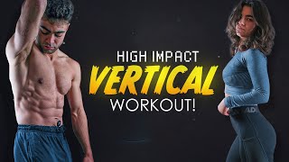 12 Min PLYOMETRIC Vertical Jump Workout  No Equipment Follow Along Workout [upl. by Dier]