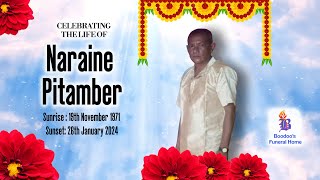 Celebrating The Life Of Naraine Pitamber [upl. by Aekahs]