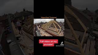 Traditional Roofing Carpentry Timelapse [upl. by Mari]