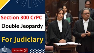 Sec 300 CrPC  Section 300 CrPC in Hindi  Double Jeopardy  Autrefois Acquit and Autrefois Convict [upl. by Elspet]