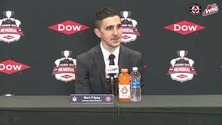 Mark O’Leary  2024 Memorial Cup SemiFinal PostGame [upl. by Toy]