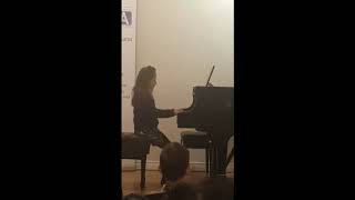 9 year old Reera Esmaeilion playing the piano Ukrainian International Airlines 752 crash victim [upl. by Egnalos282]