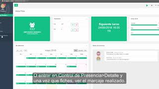 Control de presencia Para trabajadores de aTurnos [upl. by Ezekiel527]