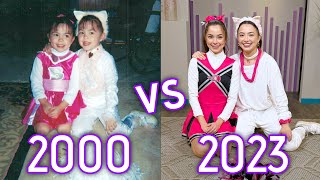 Recreating Our Childhood Halloween Costumes  Merrell Twins [upl. by Odradlig]