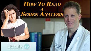 How to read a semen analysis  Infertility TV [upl. by Henleigh]