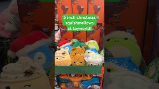 5 inch christmas squishmallows at toyworld [upl. by Olifoet]