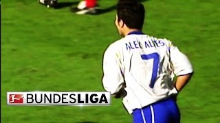 Best Bundesliga Goals  Alves Scores from 50 Meters Out [upl. by Adlesirg]