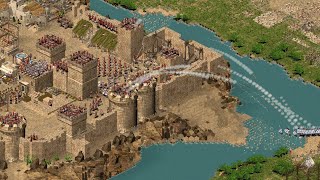 Stronghold Crusader HD  Gameplay PCUHD [upl. by Annawyt513]