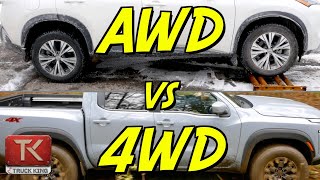 AWD vs 4WD  Which System is Better and How Do They Work We Demonstrate the Differences [upl. by Graaf188]