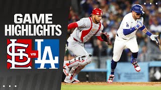 Cardinals vs Dodgers Game Highlights 32924  MLB Highlights [upl. by Dorina574]