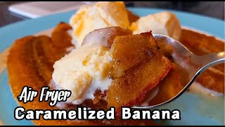 Air fryer Fried Banana Fritters  Non Oil Banana Fried  Healthy Banana Dessert  Crispy amp Crunchy [upl. by Jolie911]