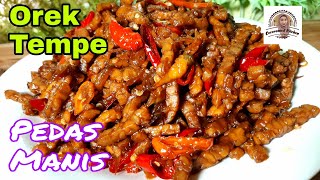 Orek TempeKering Tempe Masak Tempe untuk Lauk di Tanggal Tua [upl. by Nnagrom]