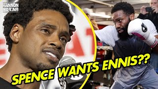 SHOCKING REPORT ERROL SPENCE DEMANDS JARON ENNIS NEXT FOR IBF TITLE FIGHT SAYS REPORT UNREAL [upl. by Esekram]