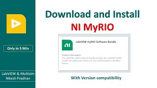 LabVIEW myRIO Software Download  NI  myRIO [upl. by Marcin]