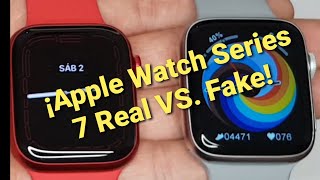 Apple Watch Series 7 Real VS Fake ¿Cuál te gusta más [upl. by Fevre]