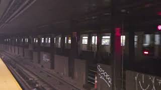 R160 E Express Train passing Woodhaven Blvd Manhattan Bound [upl. by Lyda]