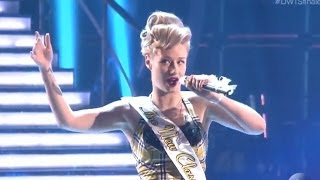 Iggy Azalea Flubs quotFancyquot Performance on DWTS Finale Watch [upl. by Neddra]