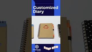 Stylish Customized Diary for Corporate Gifts  Personalized Office Essentials by Corporate Souvenirs [upl. by Leclair]