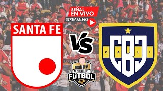 Santa Fe 3 vs Boca Juniors de Cali 1  Fase 1 ida  Copa Colombia 2024 [upl. by Mide]