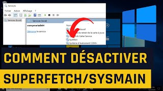 Comment désactiver Superfetch SysMain dans Windows 10 [upl. by Siobhan]