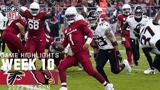 Atlanta Falcons vs Arizona Cardinals  2023 Week 10 Game Highlights [upl. by Atinniuq504]