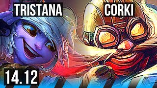 TRISTANA vs CORKI MID  Legendary 17412 Rank 15 Trist  EUW Challenger  1412 [upl. by Blen]