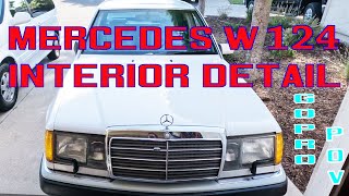 Mercedes W124 Interior Detail  GoPro 12 POV [upl. by Ahsirtap962]