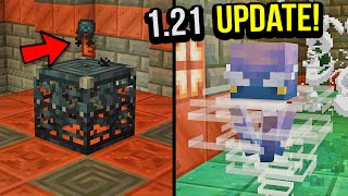 MINECRAFT 121  SECRET KEY ITEM ADDED amp TRIAL CHAMBERS BREEZE MOB EARLY LEAK [upl. by Schreib714]