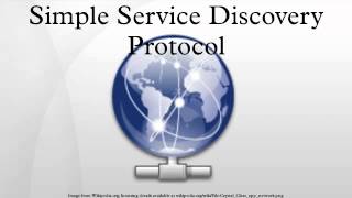 Simple Service Discovery Protocol [upl. by Hanser]