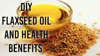 DIY Flaxseed Oil  How To Make Flax seed Oil A Home  Flax Oil  Health Benefits Of Flaxseed Oil [upl. by Anawaj]