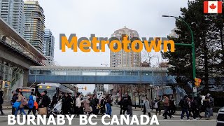 BURNABY BC CANADA on Feb 29 2024  Vancouver Canada Walk Metropolis at Metrotown Burnaby [upl. by Anig]