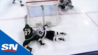 Kirill Kaprizov Scores Wraparound While Getting Hauled Down By Drew Doughty [upl. by Eendys]