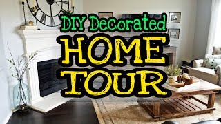 Farmhouse Home Decor Tour  DIY Farmhouse decor [upl. by Yhtomiht231]