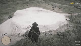 Red Dead Online Citadel Rock Treasure Map Location [upl. by Sig576]