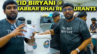 EID BIRYANI ORDERS AT JABBAR BHAI RESTAURANTS  DUBAI ABDHABI AND SHARJAH [upl. by Orbadiah]