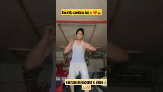 backflip tutorialbackflip marne ka tarika😂🤣😂💯comedy shorts [upl. by Lamok]