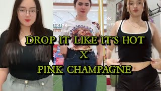 DROP IT LIKE ITS HOT X PINK CHAMPAGNE DANCE CHALLENGE  TIKTOK COMPILATION [upl. by Ellimac]