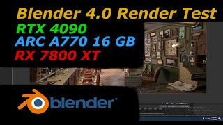 Blender 40 GPU Render Speed Tests  NEW AMD INTEL and NVIDIA Benchmarks [upl. by Maximilianus]