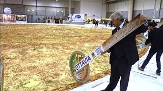 The Worlds Largest pizza  Guinness World Records [upl. by Eveneg847]