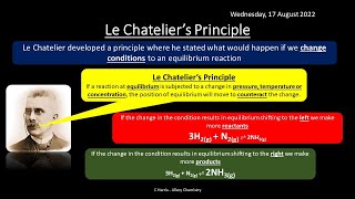 CIE Topic 7 Equilibria REVISION [upl. by Batha180]