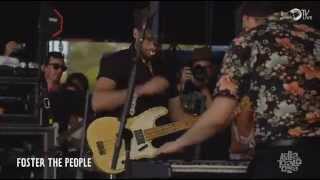 Foster The People  Miss You Live  Lollapalooza 2014 [upl. by Rratsal]