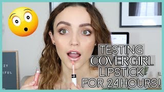 TESTING LIPSTICK FOR 24 HOURS [upl. by Encrata]