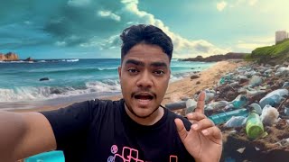 The Dirtiest beach of Goa  Baga Beach goabeach [upl. by Adarbil]