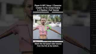 Player amp NPC Setup  Character Creator 4 to Unreal Engine 54 Pipeline  Tutorial cc4 unrealengine [upl. by Delia]