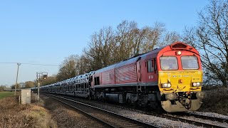 Freight Trains in Rutland [upl. by Darnok]