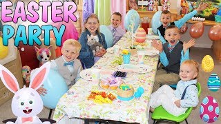 KIDS ONLY Easter Party Skit with GIANT Surprise Egg [upl. by Atiuqnahs]