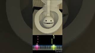 Skibidi Toilet Otamatone Full Version Easy Piano Tutorial TheRealSullyG Shorts skibiditoilet [upl. by Ecirtnahc]