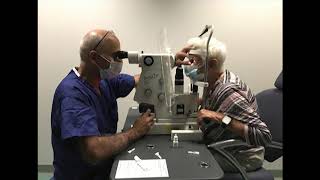 Selective laser trabeculoplasty SLT glaucoma treatment [upl. by Lisandra]