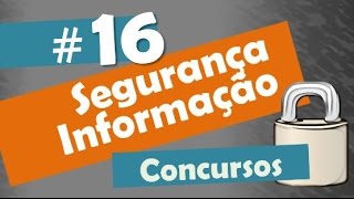 Segurança da informação para concursos  16  Rodrigo Schaeffer [upl. by Alby377]